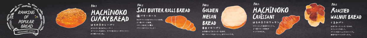 幅4mの黒板に人気のパンのランキングを！イラストも制作